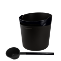 HARVIA Helmi szaunavödör és merőkanál szett, fekete - 0