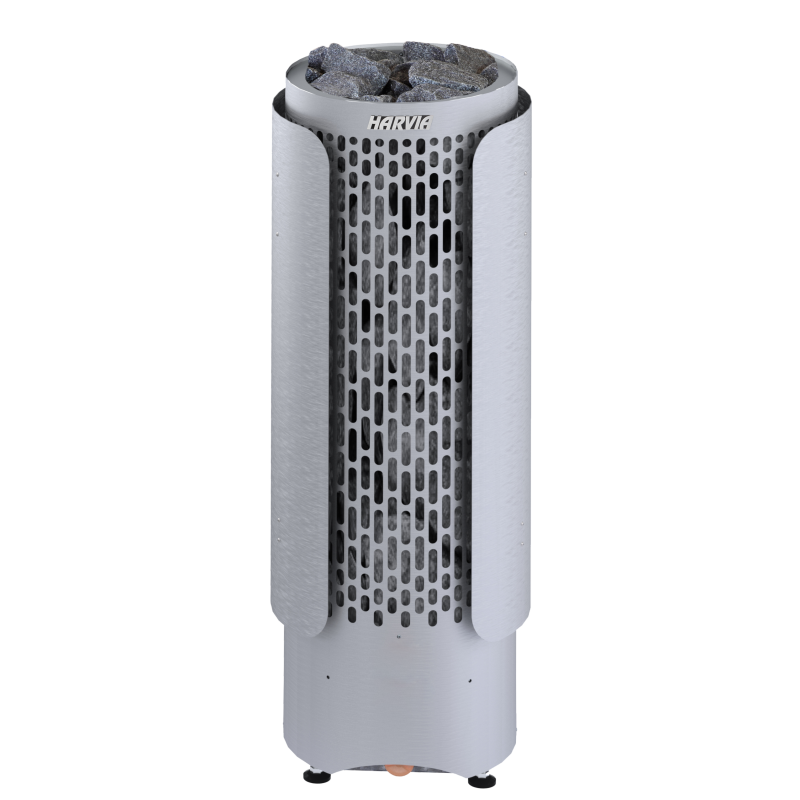 Harvia Cilindro Plus szálcsiszolt acél védőburkolat