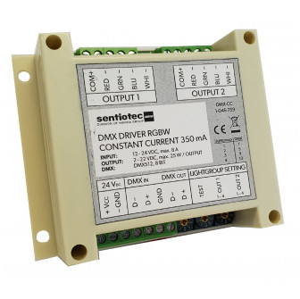 Harvia DMX RGBW LED meghajtó, 2 × 4 csatorna