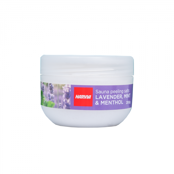 Szauna peeling só HARVIA levendula menta 200g