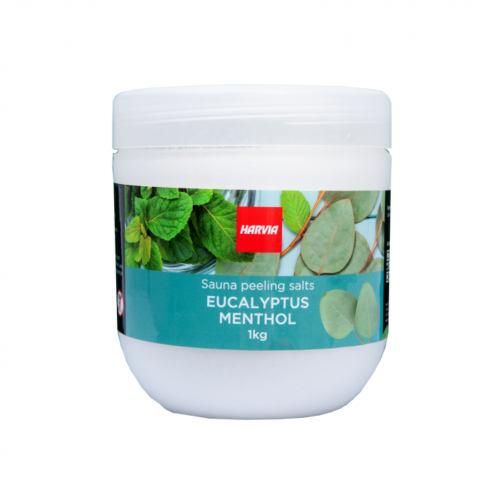 Szauna peeling só HARVIA eukaliptusz mentol 1 kg