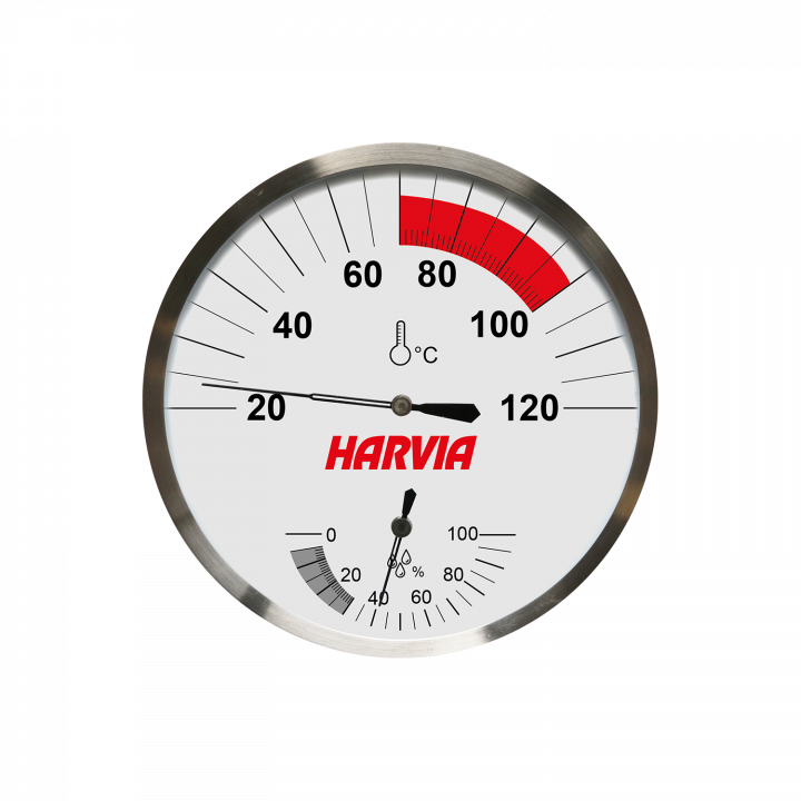 HARVIA hőmérő-higrométer 130 mm