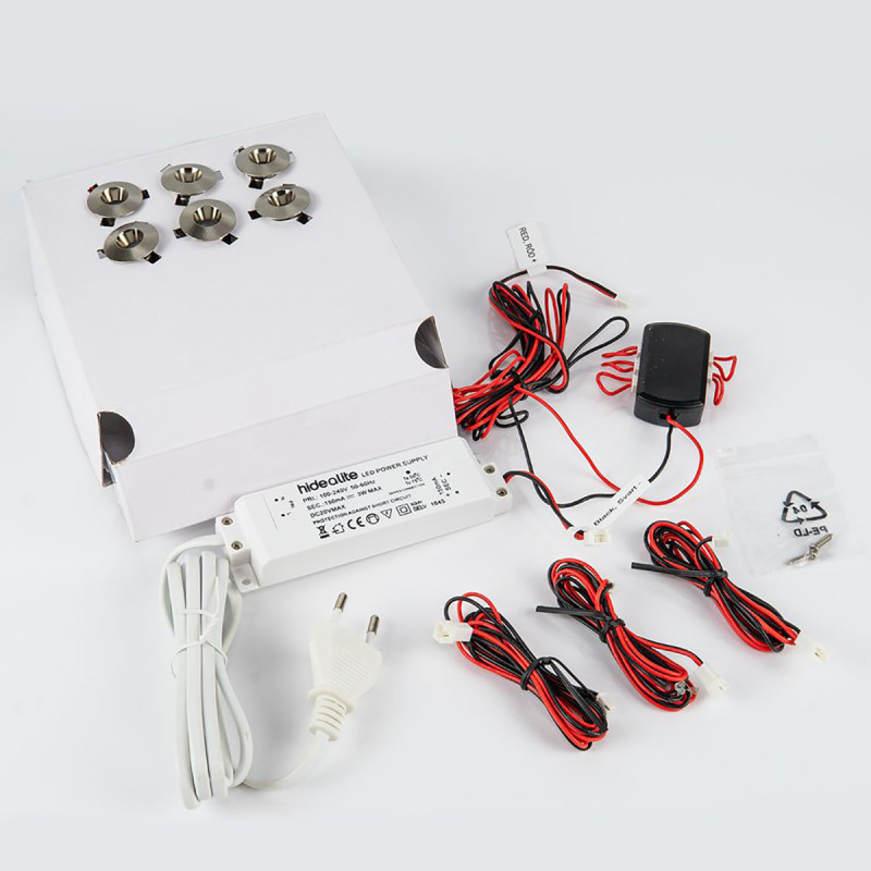 HIDEALITE szauna világítás, 6 db.