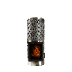 Fa tüzelésű szauna kályha - IKI KIVI JR 