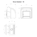 Fatüzelésű szaunakályha - NOVA KASKAD 18 - 5
