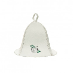 Szauna sapka - vödör merőkanállal 