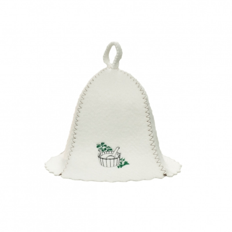 Szauna sapka - vödör merőkanállal