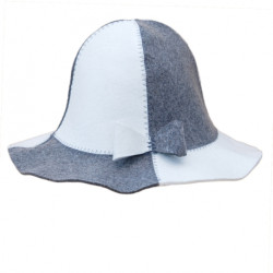 Szauna sapka szalaggal 