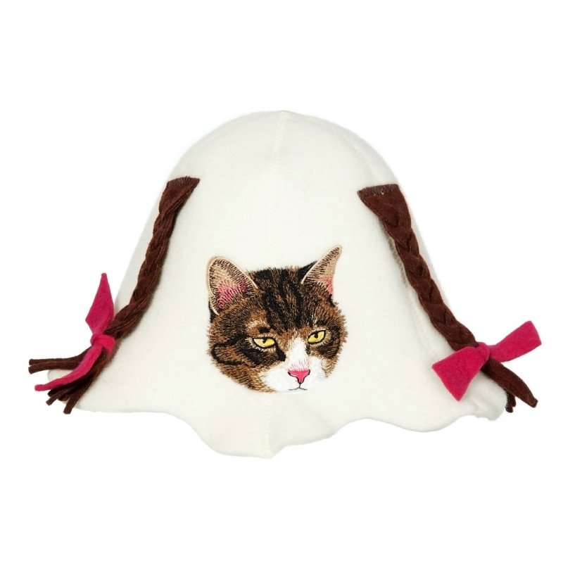 Szauna sapka - Cica copfos