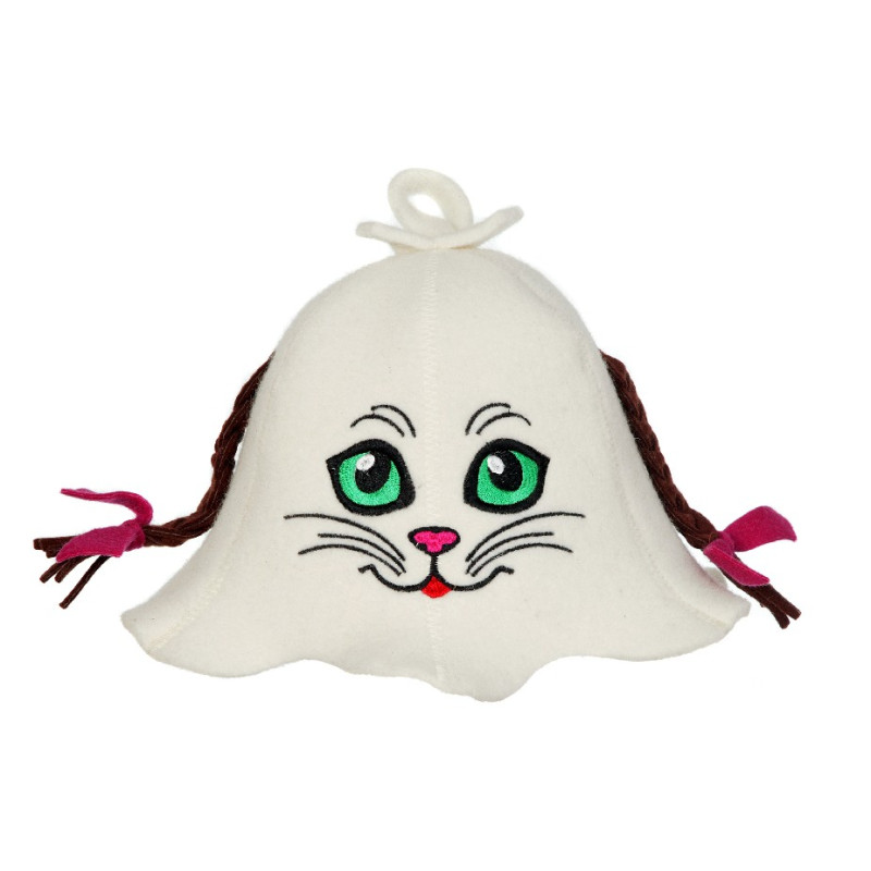 Szaunasapka - copfos macska