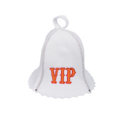 Szauna sapka - VIP, fehér  Szauna sapka - VIP, fehér