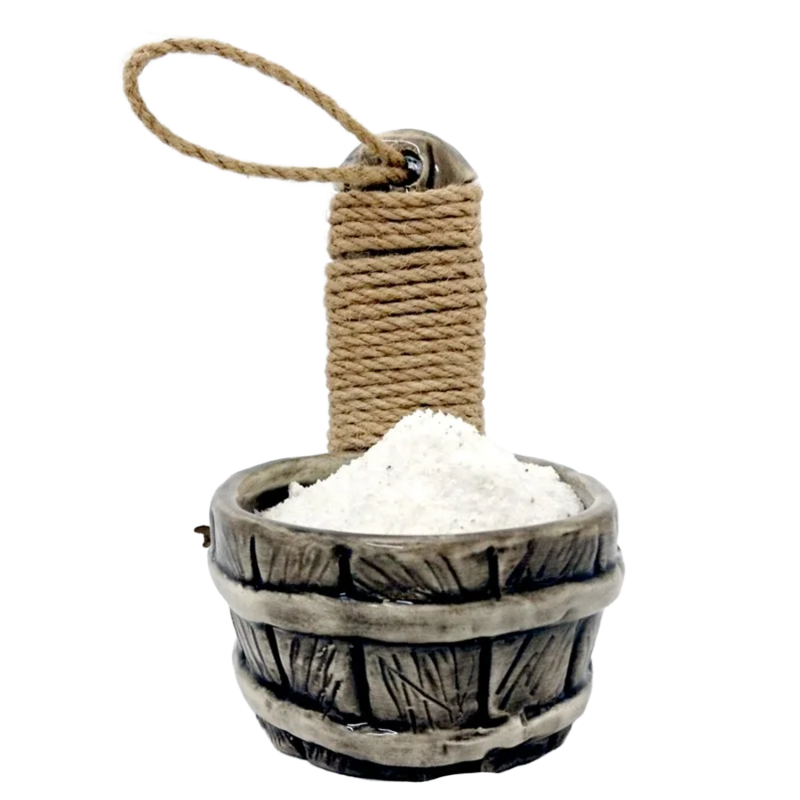 Kerámia sótartály szaunához - hordó 200 ml