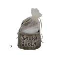Kerámia sótartó szaunához - sötét 120 ml - 1