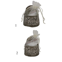 Kerámia sótartó szaunához - sötét 120 ml 