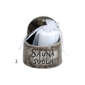 Kerámia sótartó szaunához - sötét 250 ml - 2