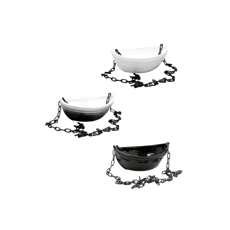 Kerámia tároló illatokhoz - csónak lánccal