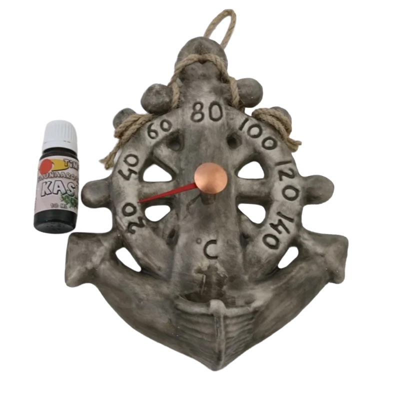 Kerámia szauna hőmérő - horgony