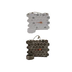 Kerámia szauna hőmérő - méhsejt 