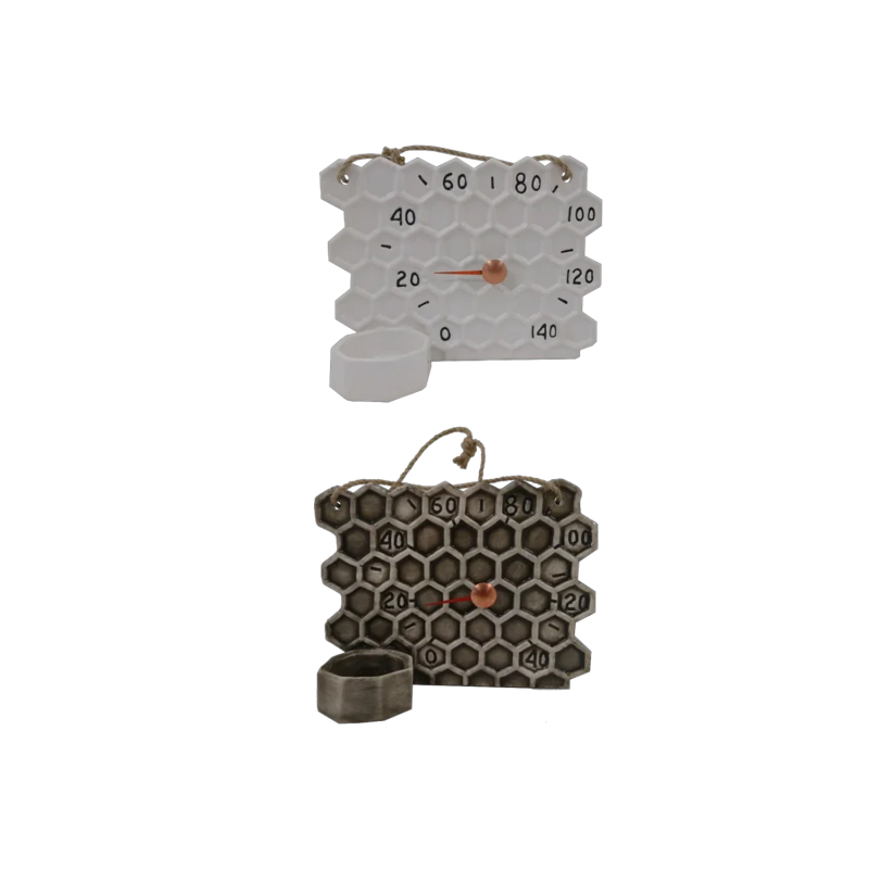 Kerámia szauna hőmérő - méhsejt