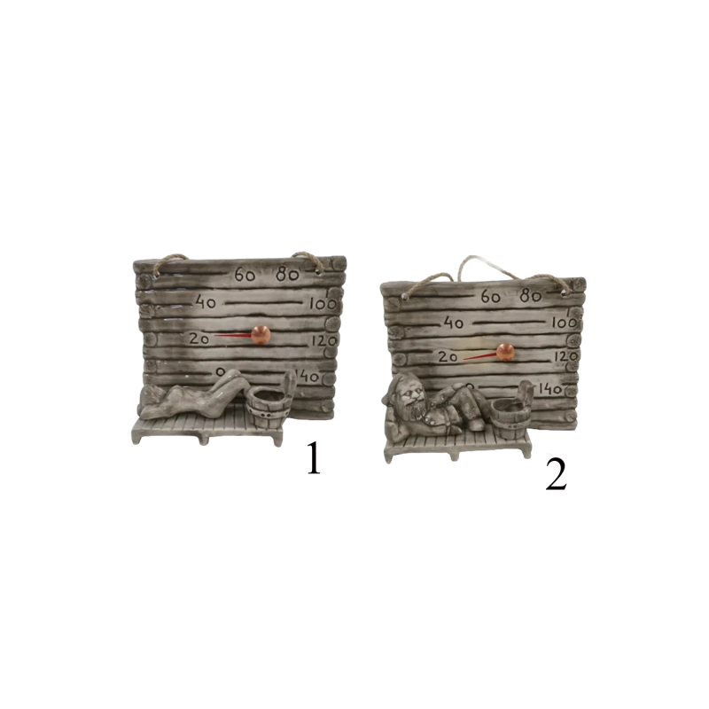 Kerámia szauna hőmérő - egy kis hordó illatokhoz