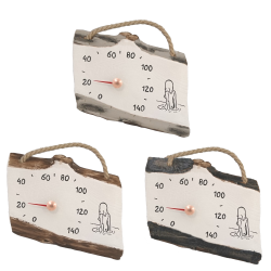 Kerámia szauna hőmérő - lány a vízben 