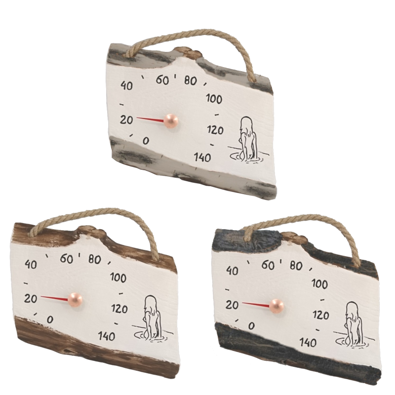 Kerámia szauna hőmérő - lány a vízben