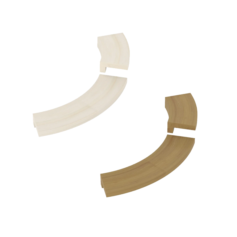 Beágyazó perem - SAWOTEC Tower fali fűtőtesthez, fa