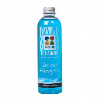 PASSION aromaterápiás illat pezsgőfürdőhöz és pezsgőfürdőhöz, tengerhez és boldogsághoz 250 ml