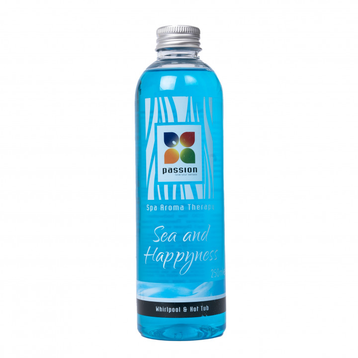 PASSION aromaterápiás illat pezsgőfürdőhöz és pezsgőfürdőhöz, tengerhez és boldogsághoz 250 ml