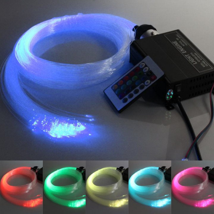 LED RGB világító készlet SZÍNES CSILLAGOK 3 m.