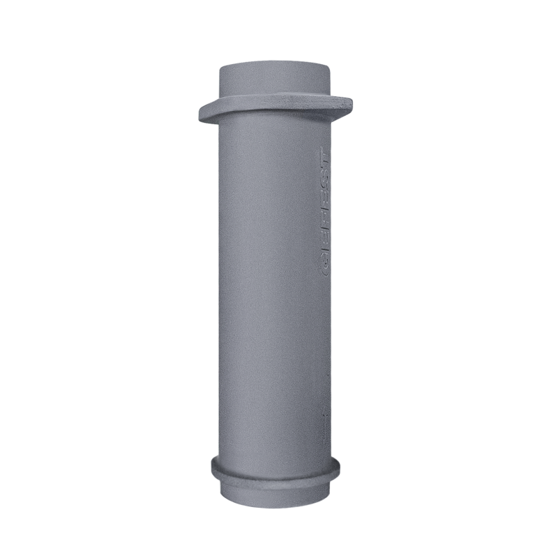Alsó öntöttvas kéménycső GEFEST kályhákhoz 180 / 500mm Alsó öntöttvas kéménycső GEFEST kályhákhoz 180 / 500mm