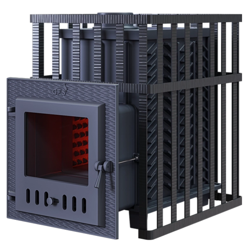 Fatüzelésű szaunakályha GEFEST - GFS ZK 30 (M) rácsos kivitelben