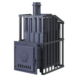 Fatüzelésű szaunakályha GEFEST - GFS ZK Uragan 18 rácsos  Fatüzelésű szaunakályha GEFEST - GFS ZK Uragan 18 rácsos