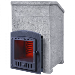 Fatüzelésű szaunakályha - GEFEST GROM 30 (P2) President 1020/60 TALCOMAGNESITE készlet 