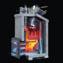 Fatüzelésű szaunakályha - Gefest Grom 80 (P2) President 1320/60 - 5 Fatüzelésű szaunakályha - Gefest Grom 80 (P2) President 1320/60 - 5