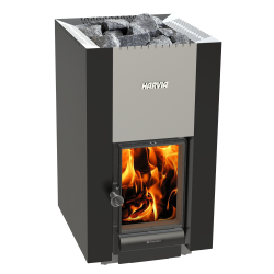 Fatüzelésű szaunakályha - HARVIA 22 GreenFlame fekete