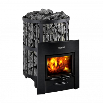 Fatüzelésű szaunakályha - HARVIA Legend 240 Duo, fekete