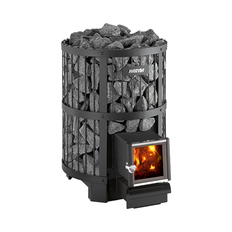 Fatüzelésű szaunakályha - HARVIA Legend 240 SL BimSchV2, fekete