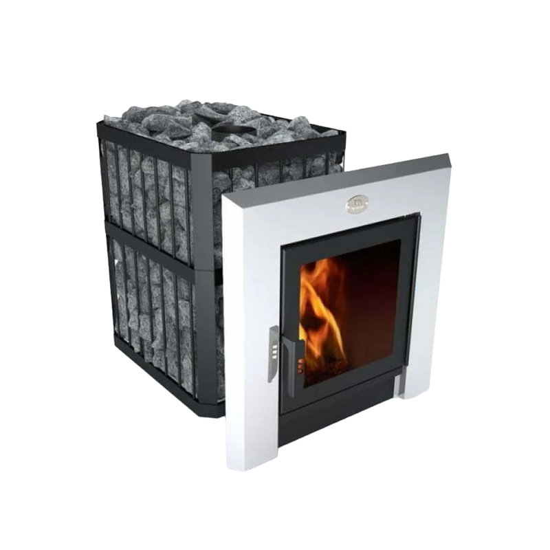 Fatüzelésű szauna kályha - NOVA PANORAMA 18 hálózattal