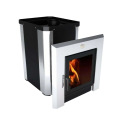 Fatüzelésű szauna kályha - NOVA PANORAMA 18 - 0