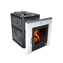 Fatüzelésű szauna kályha - NOVA PANORAMA 26 hálózattal - 0