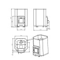 Fatüzelésű szaunakályha - STOVEMAN 24 HEAVY - 2
