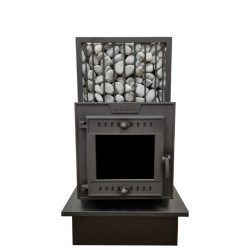 Fatüzelésű szauna kályha - SUMMIT MANASLU gőzdobozsal és hálóval  Fatüzelésű szauna kályha - SUMMIT MANASLU gőzdobozsal és hálóval