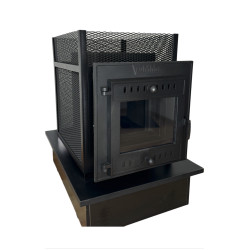 Fatüzelésű szauna kályha - SUMMIT Mont Blanc nyitva  Fatüzelésű szauna kályha - SUMMIT Mont Blanc nyitva