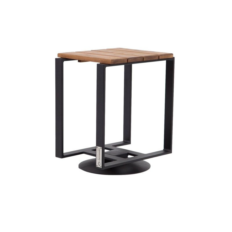 Tűzifa tartó - MIKU, fekete