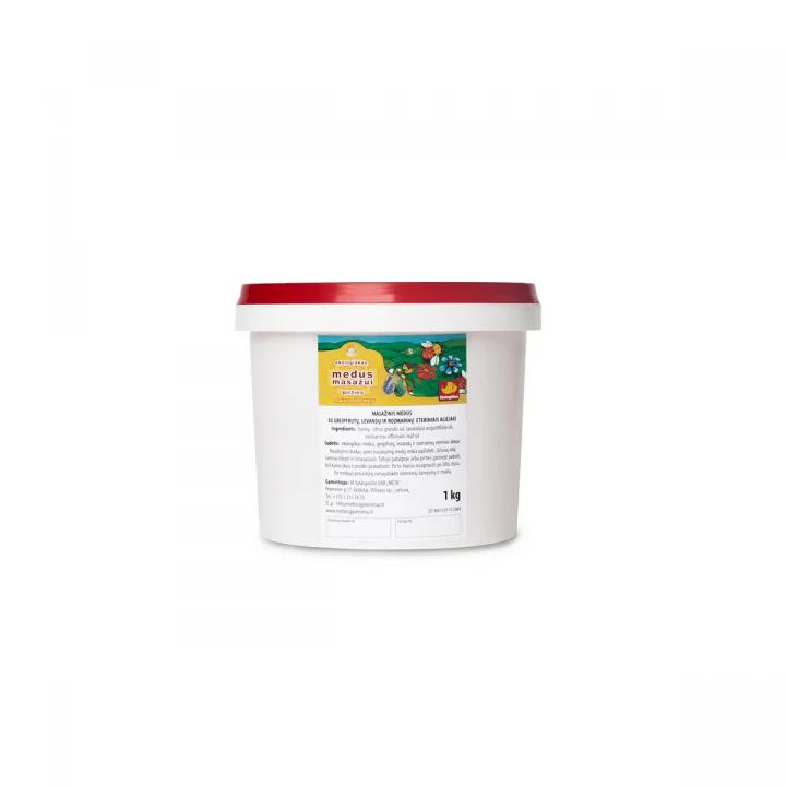 Masszázsméz grapefruit, levendula és rozmaring illóolajokkal, 1 kg