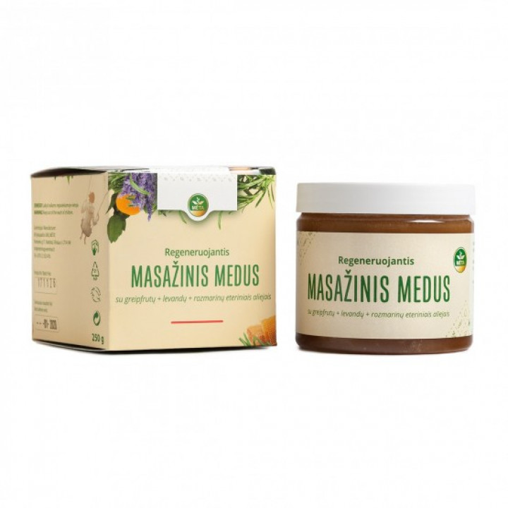 Masszázsméz grapefruit, levendula, rozmaring illóolajokkal, 250 g
