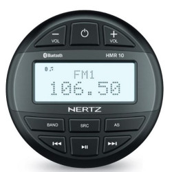 Zenei központ HMR 10D, hangszóró nélkül, vízálló, fekete 