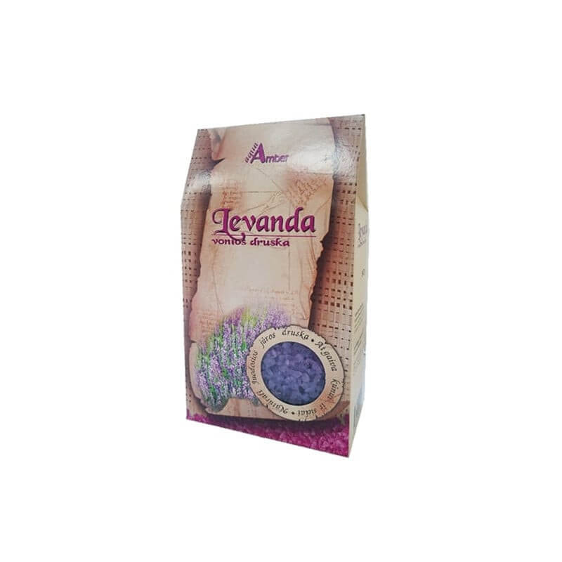 Természetes fürdősó Aqua Borostyán - Levendula