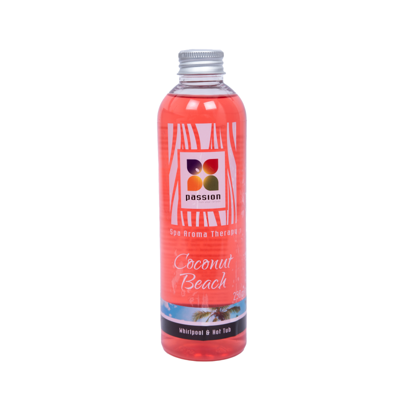 PASSION aromaterápiás illat pezsgőfürdőhöz és pezsgőfürdőhöz, Coconut beach 250 ml